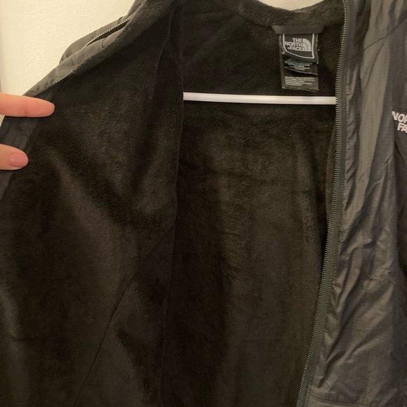 North face fleece lined hooded jacket - Picture 4 of 7